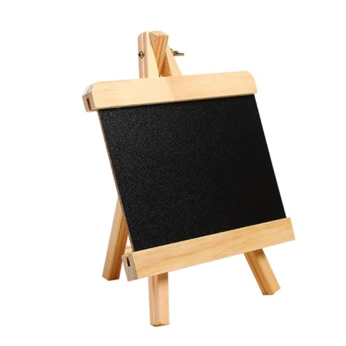 CORHAD 1Stk Mini-Zeichenbrett Tisch Tafelhalter Mini-Staffelei Kalligraphie kinder schreibtafel schreib tablet kinder Kindertisch tragbares Message Board Malerei Versorgung hölzern Black von CORHAD