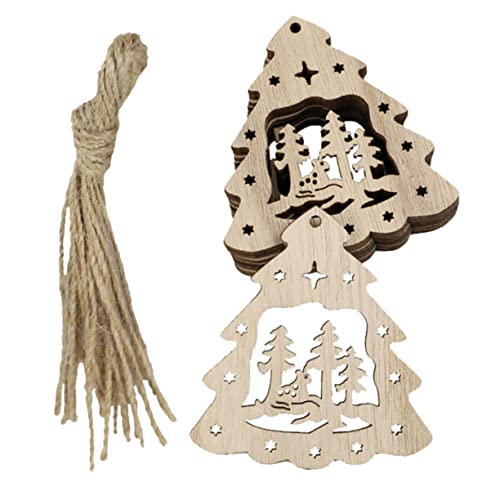 CORHAD 20 Stück 1 Set Weihnachtsbaum Anhänger Weihnachtskugeln Ornamente Dekorationen Transparente Ornamente Zum Basteln Weihnachten Schneeflocken Dekoration Dekorative Boxen von CORHAD