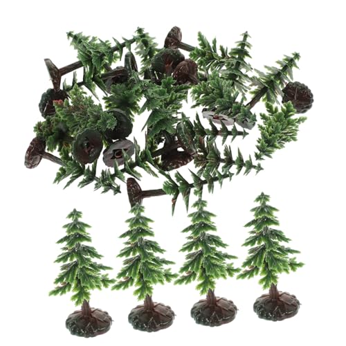 CORHAD 20 Stück Weihnachtsbaum Dekoration Modell Spielzeug Herbst Mittelstücke Weihnachtsdekoration Weihnachtsdekorationen Mini Baum Weihnachtsbäume Lebensechte Baumfigur von CORHAD