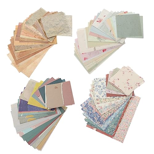 CORHAD 240 Stk Trägerpapier Für Taschen Bastelbedarf Dekorative Planerpapiere Scrapbook-material Zum Selbermachen Fotoalbum Papier Selber Machen Diy Hand Papiere Handdekor von CORHAD