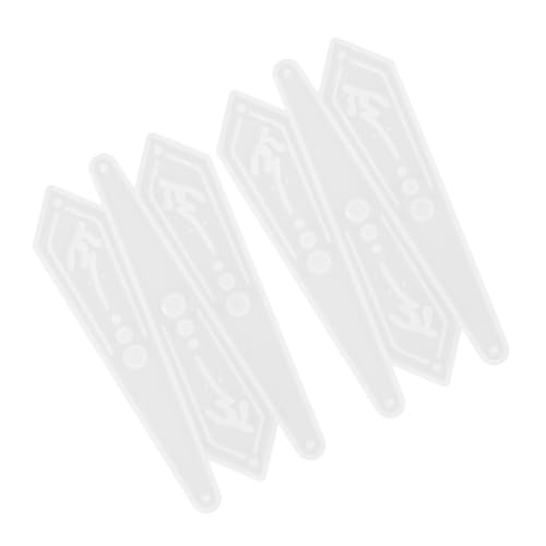 CORHAD 2St Token-Fan-Form Silikonformen bürodekoration silikonform gießform expozitharz form Gießharz Form Epoxidgussformen fliegender Fan Schmuckform Epoxidform DIY-Form Kieselgel Weiß von CORHAD