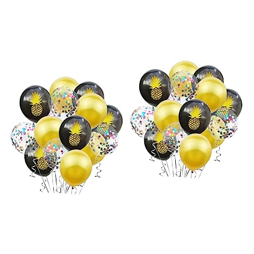 CORHAD 30 Stk Ballons Bedrucken Paillettenballons Hawaiianische Partyballons von CORHAD