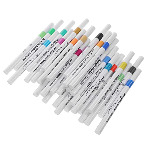 CORHAD 36pcs Acrylfarbenmarker Stifte Acrylfarben Stifte DIY Handwerk Machen Kunstartikel Für Kinder Erwachsene von CORHAD