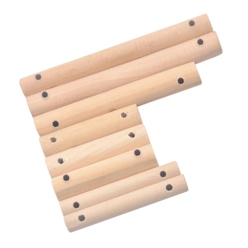 CORHAD 40St Puppenclip aus Birke Leiter für Hamsterkäfig Schildkrötenspielzeug DIY-Bastelstangen Puppenspielsets holzstäbe holzstock Bastelbedarf DIY Haustierleiter aus Holzstangen von CORHAD