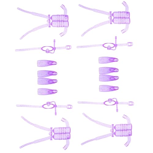 CORHAD 4Sätze Teiliges Puppen Tauchset Mit Anzieh Taucherbrille Tauchflipper Und Sauerstoffflasche Für Große Puppen Für Kreatives Rollenspiel CORHAD 4Sätze Teiliges Puppen Tauchset Mit Anzieh Taucherbrille Tauchflipper Und Sauerstoffflasche Für Große Puppen Für Kreatives Rollenspiel von CORHAD
