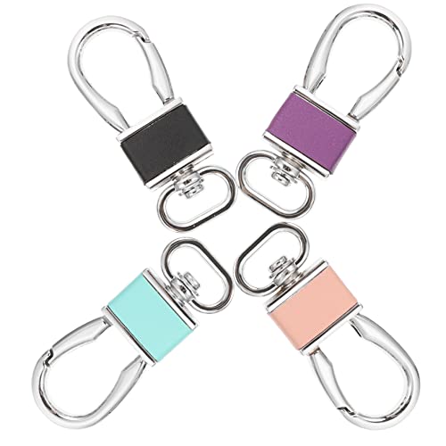 CORHAD 4pcs Metallschlüsselring Carabiner Heavy Duty Metal Key Ring Carabiner Für Den Autoschlüssel von CORHAD