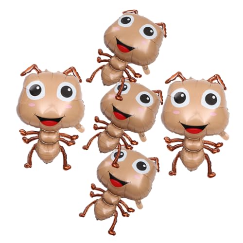 CORHAD 5 Stück Insekten Party Dekoration Party Ameisen Luftballons Cartoon Tier Luftballons Ballon Dekoration Ameisen Tischdekorationen Kreative Ameisen Ballon Ameisen von CORHAD