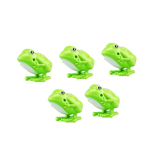 CORHAD 5St Kinder hüpfender Frosch kindergeburtstags mitgebsel Kleinkinder Spielzeug Plush Toy Soft Toy pädagogisches lustiges Spielzeug Hüpfendes Froschspielzeug Kinderspielzeug Green von CORHAD