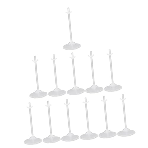 CORHAD 72 STK Puppe transparenter Ständer Gestell Mini-Actionfiguren Abs Puppet Holder Puppenständer für Figuren Zubehör für Showregal Halter für Puppenständer Halterung für Puppenständer von CORHAD