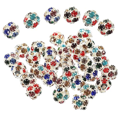 CORHAD 90St Bohrkugelabstandshalter schmucksteine gemuse beads for jewellery Schmuckprodukte gems Lose Perlen zum Basteln Schmuckherstellung aus Perlen DIY liefert Halskette Perlen Kupfer von CORHAD