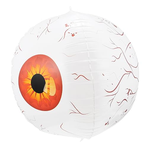 CORHAD Aufblasbarer Ballon Blutunterlaufener Augapfel Aufblasbare Ballons Mit Augäpfeln Augapfel Aus Heliumfolie Gefälschter Augapfel Gruselige Augapfelballons Partyballon Aluminiumfolie von CORHAD