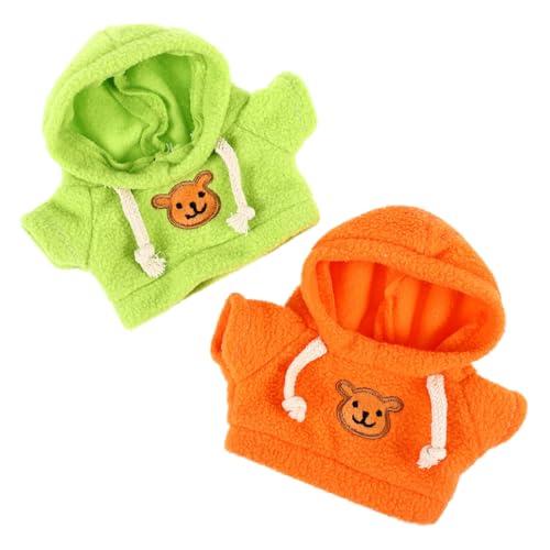 CORHAD Puppenkleidung Set Kuscheltier Bär Bärenpuppen Kleidung Üsch Bär Outfits Üße Hoodie Bekleidung Und Perfekte Accessoires Für Kleine Puppen Und Dekoration von CORHAD