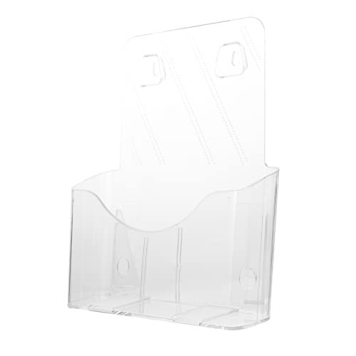 CORHAD Buchständer bücherregal book shelves document holder Prospekthalter Schreibtisch-Ordner Acryl-Displayhalter Broschüre Aktenregal Desktop-Zeitschriftenständer Plastik Transparent von CORHAD