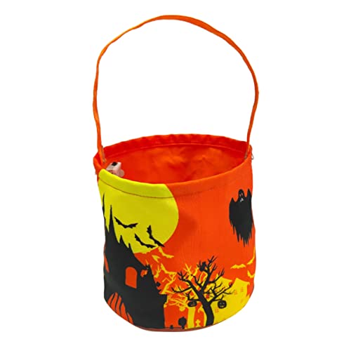 CORHAD Halloween-Lichteimer Goodie-Bags für Kinder Süßigkeitenbehälter Kürbis Eimer halloween geschenktüten halloween Party-Bonbonglas Halloween-Süßigkeitenschale Segeltuch von CORHAD