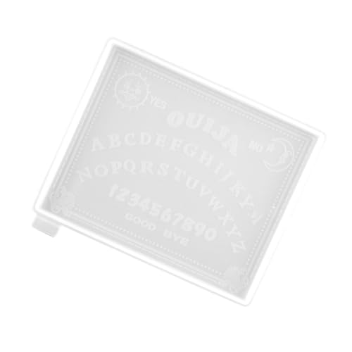 CORHAD Ouija-Brettform schimmelex förmchen Gießform für Orakelbrett dekoringe Handgemacht Quija-Brettform selber machen Epoxidgussformen DIY-Form Quija-Anhängerform Silikonform Kieselgel von CORHAD