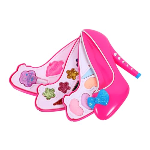 CORHAD Satz Kosmetiktasche für Mädchen Make-up-Puppenkopf für Mädchen kinderschminktische Kinder schminkset Makeup Set for Zubehör Spielzeugset Make-up-Box einstellen von CORHAD