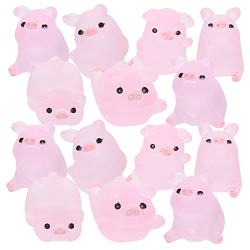 CORHAD Glücksschweinchen Klein Schweine Resin Figuren Niedliche DIY Schmuckstücke Für Handyhüllen Kreative Bastelideen Und Deko Elemente Glücksschweinchen Als Für Und Glücksschweinchen Deko von CORHAD