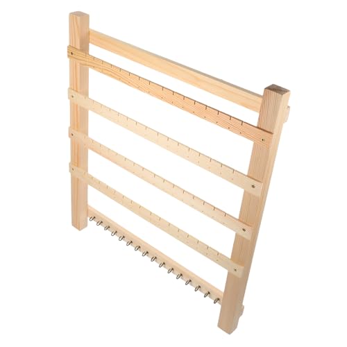 CORHAD Wandmontierter Schmuck Organizer aus Holz Ohrringe und Halsketten Halter Dekorativer Schmuckaufbewahrung Rack Earring Display für Wand Vielseitiger Schmuckständer für Schlafzimmer und Kommode von CORHAD