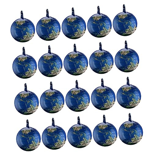 20 Erde Aluminiumfolienballon Luftballons Für Hochzeitsfeiern Konfetti-geburtstagsballon Luftballons Mit Weltraummotiven Wandernde Erddekoration Marine Ballons Kugelballons Blue COSMEVIVI von COSMEVIVI