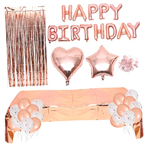 COSMEVIVI 1 Satz Dekorationen für Ballonpartys Alles zum Geburtstagsgeschenke geburtstagsdekoration liefert konfettiballone ballons Golddekor kreativer Ballon Partygeschenke Emulsion von COSMEVIVI