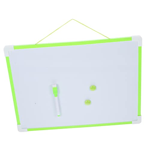 COSMEVIVI 1 Satz Hängetafel Whiteboards für Studenten dekoratives Whiteboard Büro kinder schreibtafel office organizer staffelei Zeichenbrett mit Magnetstift dekoratives Memoboard PVC Green von COSMEVIVI