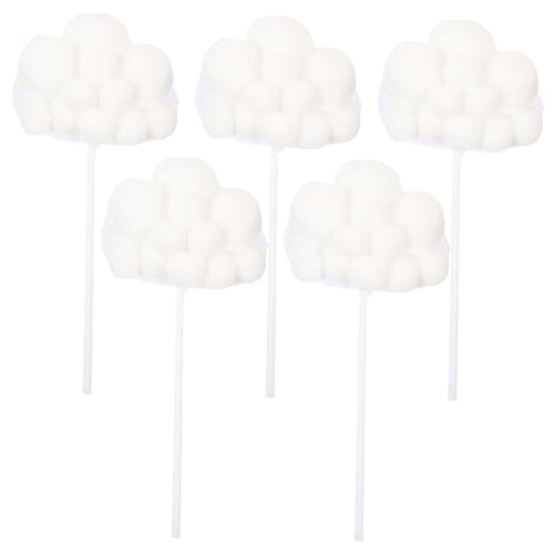 COSMEVIVI 15 Stück Geburtstagskuchen Dekoration Geburtstagskuchen Picks Kuchenaufsatz Wolken Cupcake Dekoration Wolken Kuchendekorationen Geburtstags Cupcake Topper Obstkuchen Ballon von COSMEVIVI