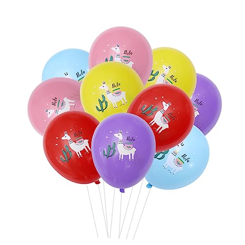 COSMEVIVI 20 Stück 12 Party-Latexballons Hochzeitsballons Ballon-Party-Dekoration Ballons mit Partydruck Tierballons luftballons balloons party decoration bar dekoration Hausparty Dekoration von COSMEVIVI