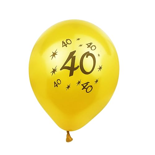 COSMEVIVI 20er Set 40er Latex Ballons Und Kreative Geburtstagsdeko Für Partys Festlichkeiten Und Zusammenkünfte Luftballons Für Geburtstagsfeiern Und Feiern von COSMEVIVI