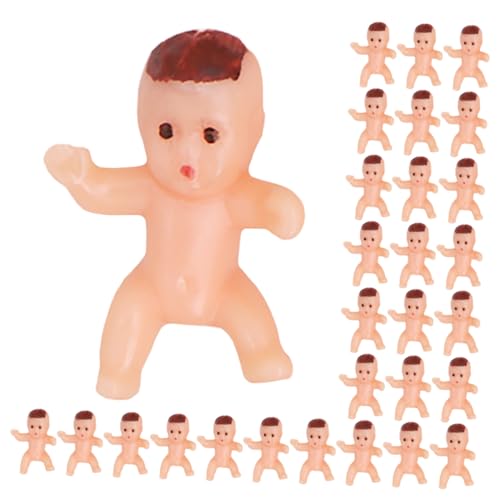 COSMEVIVI 200st Mini-plastikbaby Mini- -modell Kleine Babyfiguren Für Die Babyparty Tortenaufsatz Zur Taufe Winzige Babys Tortenaufsätze Für Die Taufe Mini-babys Spielzeuge Pp von COSMEVIVI