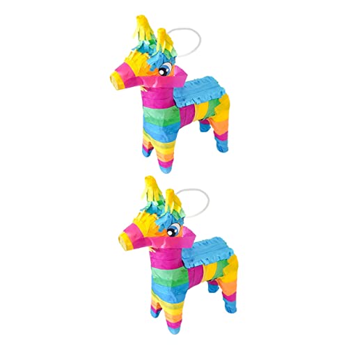 COSMEVIVI 2St Piñata Süßigkeiten mexikanisch Pinata für Cinco Geburtstagsfeier Abs komfetti party mitgebsel kinder toy handgefertigte Pinata aus Papier Süßigkeiten Pinata Spielzeug von COSMEVIVI