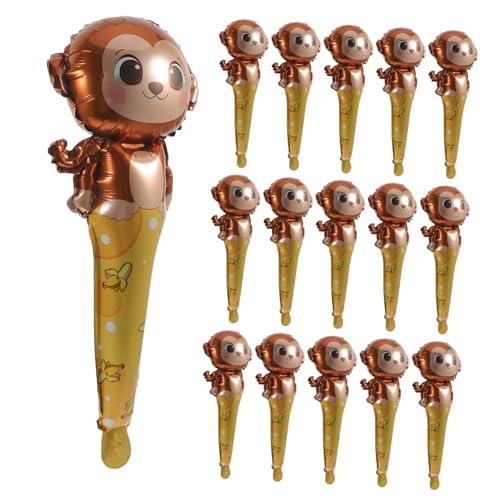 COSMEVIVI 50 Stück Affen Ballon Klöppel, Krachmacher, Cheerleading Sticks, Cheerleading Sticks, Requisiten, Partygeschenke, Krachmacher, Requisiten Für Sportveranstaltungen, Aufblasbare von COSMEVIVI