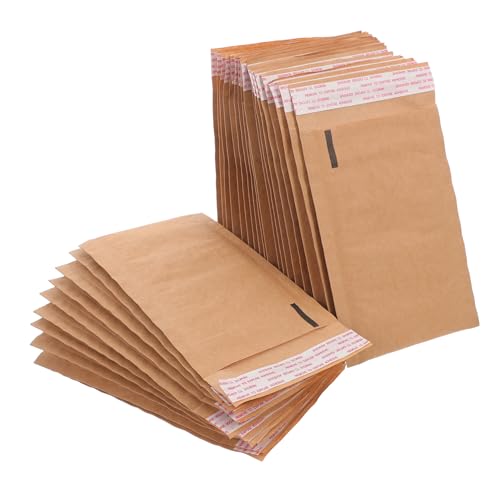 COSMEVIVI 50 Stück Kuriertaschen Verpackungsumschläge Für Den Versand Papierpaket Gepolsterte Kraftpapier Versandtaschen Paketzubehör Versandtaschen Kleine Papier Mailer von COSMEVIVI