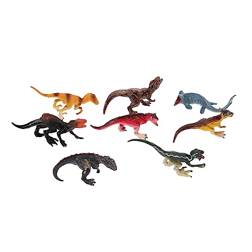 COSMEVIVI 8 Stück Dinosaurier Kuchendekoration, Kuchen Dinosaurier Dekore, Dinosaurier Schmuck, Kuchendekoration, Mini Dinosaurier Figur, Dinosaurier Kuchen Dekore, Partyzubehör, Kuchen von COSMEVIVI