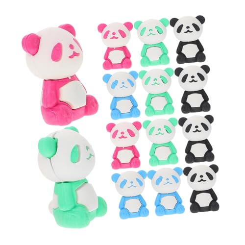 COSMEVIVI Cartoon Panda Radiergummi Set Für Lustige Schulstationery Und Mitgebsel Für Kindergeburtstage Zufällige Farben Ideales Für Kleine Künstler von COSMEVIVI