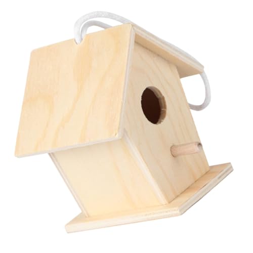 COSMEVIVI Mini DIY Holzspielzeug Vogelnest Für Kinder Handgemachtes Vogelhaus Mit Juteseil Zum Basteln Und Gestalten Kreatives Spielzeug Für Jungen Und ädchen Ideal Zum Spielen Und von COSMEVIVI