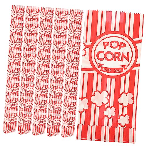 COSMEVIVI Popcorn Tüten Ölresistente Papiertüten Für Individuelle Portionen Ideal Für Filmabende Partys Und Veranstaltungen Größe Praktische Popcorn Behälter von COSMEVIVI