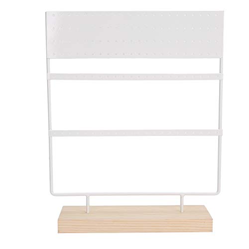 COSMICROWAVE Ohrringe-Rack, Metall-Ohrstecker, Anhänger, Ohrringe, Schmuckhalter, Präsentationsständer, Organizer, Schmuckaufbewahrung, Präsentationstablett, Schmuck-Display-Halter, (White) von COSMICROWAVE