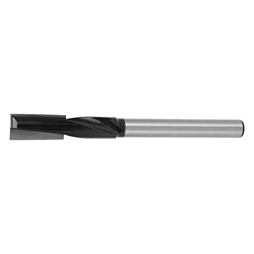 Schwarzes Holzbewegungs -Router -Bit, genaue schnelle, robuste, PTFE beschichtet, 1/2 -Zoll -Schaft, Wolfram -Stahllegierung, für Holzbearbeitung und Abkämpferung von COSMICROWAVE