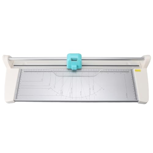 Tragbarer Papierschneider 450 mm Breite, 4 in 1 Multifunktionspapierschneider mit 4 verschiedenen Klingen, ergonomisches Design für das Scrapbooking DIY -Schneiden von COSMICROWAVE