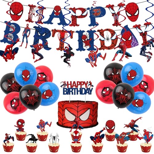 Geburtstagsdekorationen für Kinder (Spinne) von COSORO