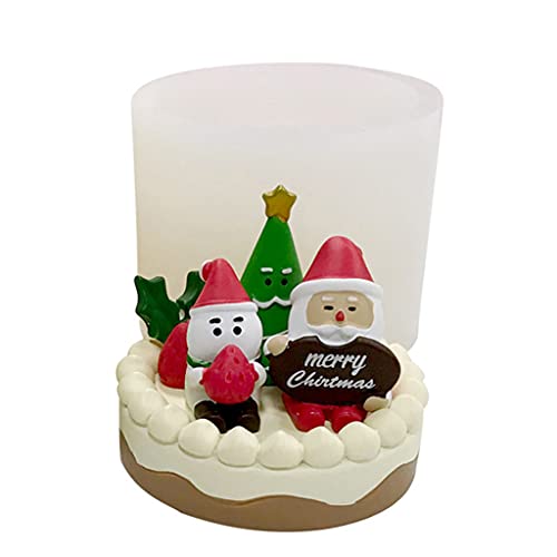 COSSIKA Silikon Kerze Form Innen Dekor Weihnachten Schneemann Duft Kerze Form Silikon Gummi Geschenk Zimmer von COSSIKA