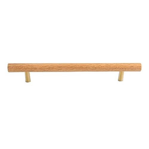 Schrankgriff Holzgriffe Möbelknöpfe Kommode Schranktürgriff für Küchenschubladen Kleiderschrank Massive moderne Hardware Zug Badezimmermöbelgriffe, Eiche (Lochabstand 320 mm) (Lochabstand 160 mm) von COTBY