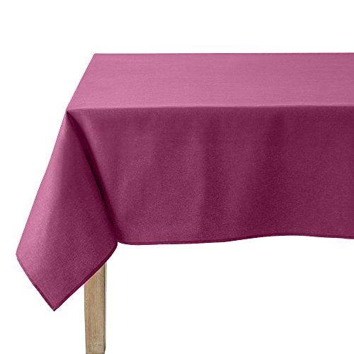 Coucke Tischdecke Rechteck Uni Fuchsia Baumwolle 150 x 190 cm von Coucke