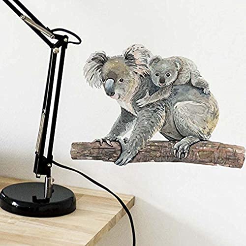 COVPAW® Wandtattoo Wandaufkleber Skizze Sketch Kaninchen Hase Katze Koala Elefant Eichhörnchen Vogel Wandsticker Wandbild Bilder Wohnzimmer Babyzimmer von COVPAW