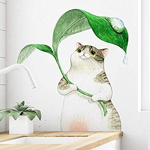 COVPAW® Wandtattoo Wandaufkleber Skizze Sketch Kaninchen Hase Katze Koala Elefant Eichhörnchen Vogel Wandsticker Wandbild Bilder Wohnzimmer Babyzimmer von COVPAW