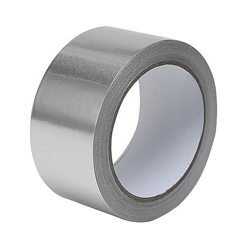 COYOUCO 1 Stück Silbernes Aluminiumband, Folienband, Metallbänder Mit Selbstklebender Rückseite Für Rohrleitungen, Hochleistungs-Klebeband, Breite: 3 Cm; Dicke: 0,1 Mm,5m von COYOUCO