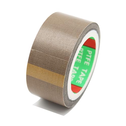 COYOUCO Teflonband, 0,08 mm Dickes 13-20 mm breites PTFE-Klebeband für Vakuumiermaschinen und Elektroindustrie, 10 Meter lang,20mm von COYOUCO