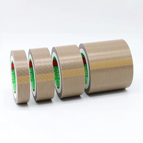 COYOUCO Teflonband, 0,13 mm dick, 120-300 mm breites PTFE-Klebeband für Vakuumiermaschinen und Elektroindustrie, 10 Meter lang,200mm von COYOUCO