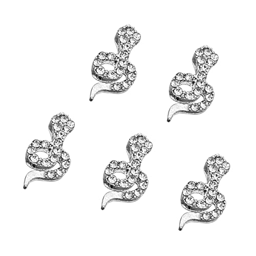 5 PCs 3d Schlangenform Form Nägel Zaubernäle Nägel Kunst Charme Nägel Nägel Kunst Strauchsteine ​​Nägel Dekorationen Für Frauen Mädchen von CPAOWEHF