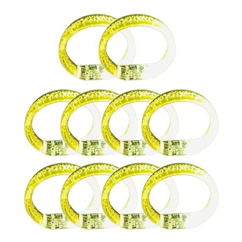 CPAOWEHF 10pcs Verstellbare Leuchtende Armbänder LED Beleuchtete Armbänder Für Bühnenshows Und Festivalfeierlichkeiten von CPAOWEHF